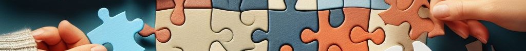Puzzleteile werden zusammengesetzt
